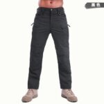 Outdoor trousers Custom Summer Multi-Pocket Casual Work Pants – Mid-Rise Quick-Dry Cotton Men's Outdoor Hiking Sports Tactical Pants IX7