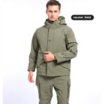 Mountaineering Jacket Outdoor Tactical Shell Jacket Set G8 – Men's Windproof Waterproof Detachable
