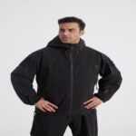 Mountaineering Jacket Seam-Sealed Hard Shell Jacket and Pants Set – Sports Outdoor Windproof Rainproof