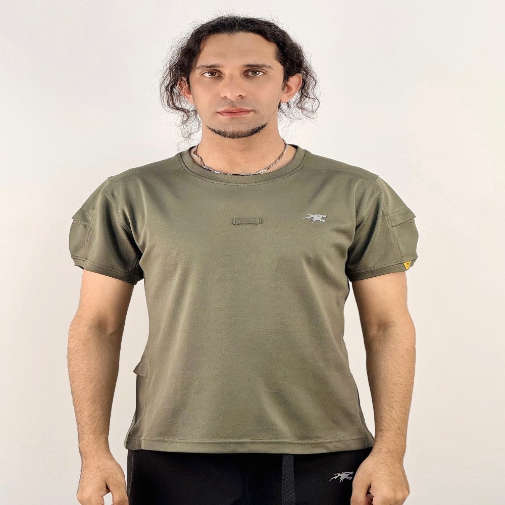 Sports & Outdoor T-shirts New Cooling Quick-Dry Three-Proof Tactical T-Shirt – Outdoor Military Training Breathable Abrasion-Resistant Men's Sports Short-Sleeve