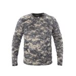 Quick-dry T-shirt Camo Quick-Dry Long-Sleeve T-Shirt for Men – Military Training Physical Fitness Tee