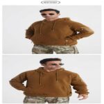 Fleece Jacket Cross-Border Exclusive Unisex Camo Fleece Jacket – Plus-Size Hooded Warm Fleece Jacket Made in China