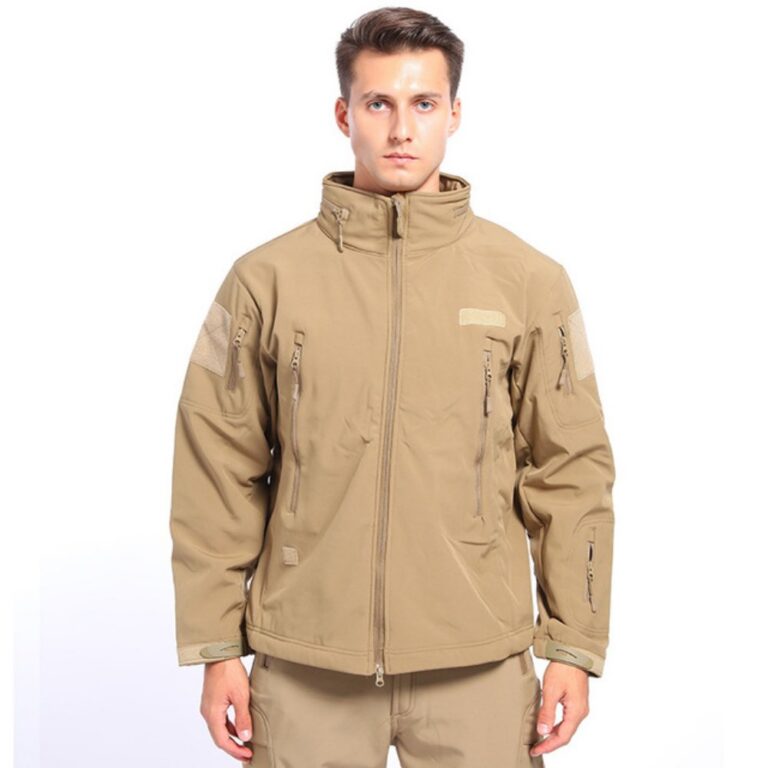 Hardshell Jacket Fleece Cold-Proof Waterproof Shell Jacket 511 Softshell – Men's Camo Outdoor Tactical Warm Hooded Windproof