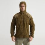 Fleece Jacket Men's Sports Outdoor Hooded Fleece Jacket – Warm Fleece Shell Jacket Liner Cycling Wear