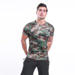Camo Apparel Camo Quick-Dry T-Shirt for Men – Military Training Mesh Breathable Tee
