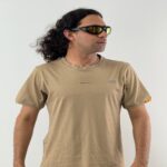 Sports & Outdoor T-shirts Summer Short-Sleeve White T-Shirt – Three-Proof Cotton T-Shirt for Couples – Waterproof, Oil-Proof, Stain-Proof