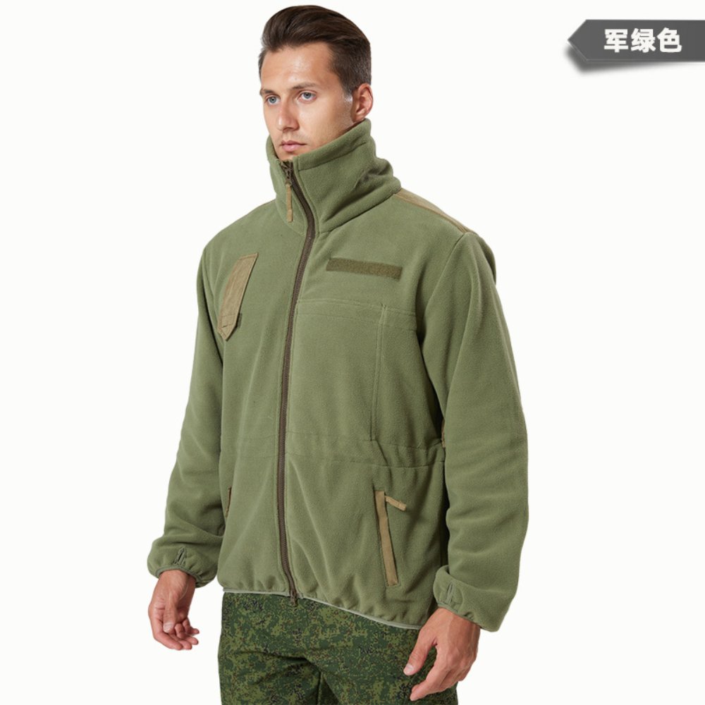 Fleece Jacket Men's Tactical Hoodie – Autumn/Winter Warm Windproof Fleece Jacket TAD Stand Collar