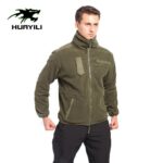 Fleece Jacket Men's Tactical Hoodie – Autumn/Winter Warm Windproof Fleece Jacket TAD Stand Collar