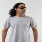 Sports & Outdoor T-shirts Summer Short-Sleeve White T-Shirt – Three-Proof Cotton T-Shirt for Couples – Waterproof, Oil-Proof, Stain-Proof