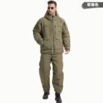 Mountaineering Jacket Cross-Border Exclusive Tactical Cold-Weather Cotton Jacket – Thickened Windproof Waterproof Outdoor Hooded Parka Winter Warm – OEM/Private Label Available
