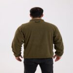 Fleece Jacket Next-generation stand-collar fleece jacket with a wave-pattern texture.
