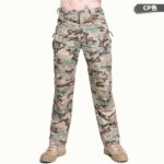 Outdoor trousers Custom Summer Multi-Pocket Casual Work Pants – Mid-Rise Quick-Dry Cotton Men's Outdoor Hiking Sports Tactical Pants IX7