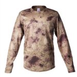 Quick-dry T-shirt Camo Quick-Dry Long-Sleeve T-Shirt for Men – Military Training Physical Fitness Tee