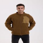 Fleece Jacket Next-generation stand-collar fleece jacket with a wave-pattern texture.