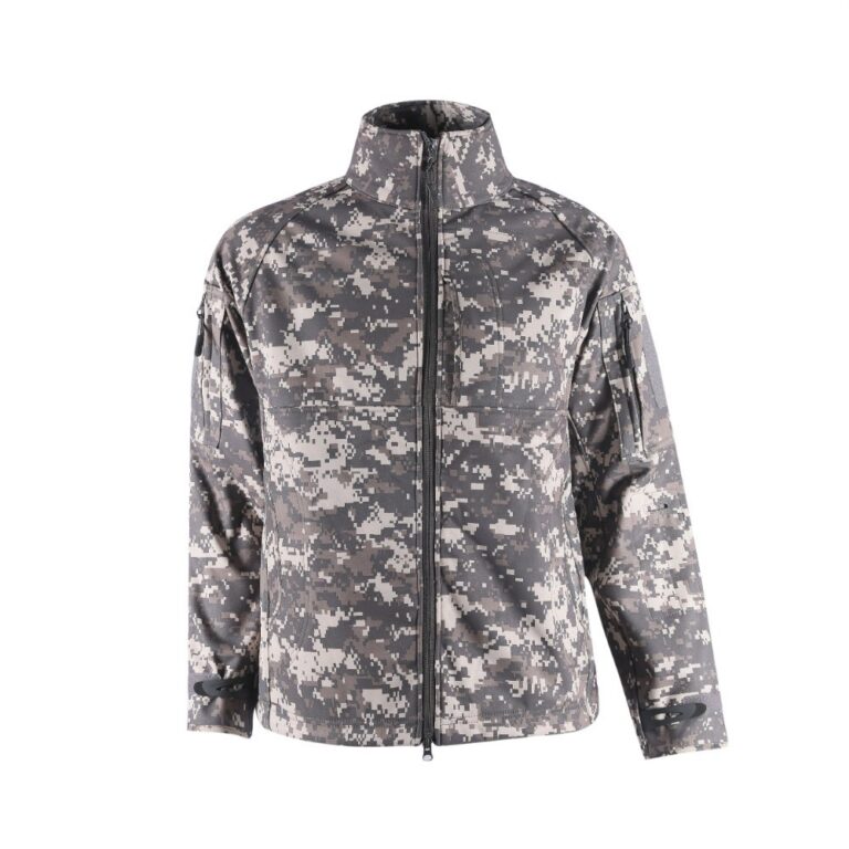 Softshell jacket Men's Commander Camo Softshell Jacket – Thickened Fleece Tactical Jacket