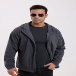 Fleece Jacket New-generation hooded fleece jacket with wave-pattern texture.