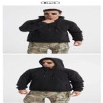 Fleece Jacket Cross-Border Exclusive Unisex Camo Fleece Jacket – Plus-Size Hooded Warm Fleece Jacket Made in China