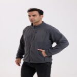 Fleece Jacket Next-generation stand-collar fleece jacket with a wave-pattern texture.