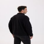 Fleece Jacket Next-generation stand-collar fleece jacket with a wave-pattern texture.