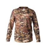 Quick-dry T-shirt Camo Quick-Dry Long-Sleeve T-Shirt for Men – Military Training Physical Fitness Tee