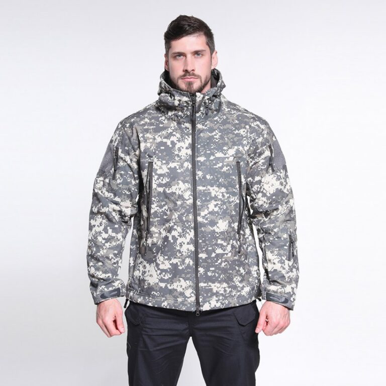 Hardshell Jacket Outdoor Tactical Sports Jacket – Shark Skin Softshell Camo Jacket Alpha