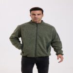 Fleece Jacket New-Generation Cationic Camouflage Stand-Collar Fleece Jacket