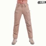 Outdoor trousers Custom Summer Multi-Pocket Casual Work Pants – Mid-Rise Quick-Dry Cotton Men's Outdoor Hiking Sports Tactical Pants IX7