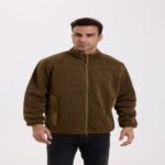 Fleece Jacket New-Generation Cationic Camouflage Stand-Collar Fleece Jacket