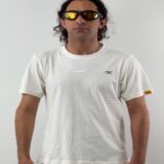 Sports & Outdoor T-shirts Summer Short-Sleeve White T-Shirt – Three-Proof Cotton T-Shirt for Couples – Waterproof, Oil-Proof, Stain-Proof