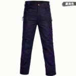 Outdoor trousers Custom Summer Multi-Pocket Casual Work Pants – Mid-Rise Quick-Dry Cotton Men's Outdoor Hiking Sports Tactical Pants IX7