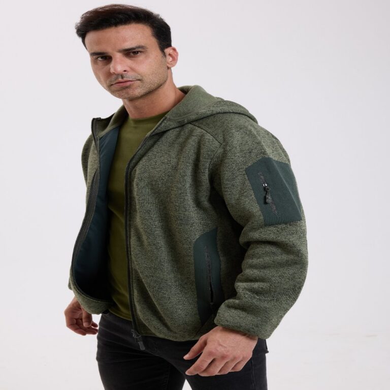 Fleece Jacket New-Generation Cationic Camouflage Hooded Fleece Jacket
