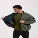 Fleece Jacket New-Generation Cationic Camouflage Stand-Collar Fleece Jacket