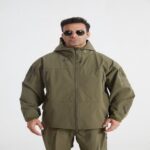 Mountaineering Jacket Seam-Sealed Hard Shell Jacket and Pants Set – Sports Outdoor Windproof Rainproof