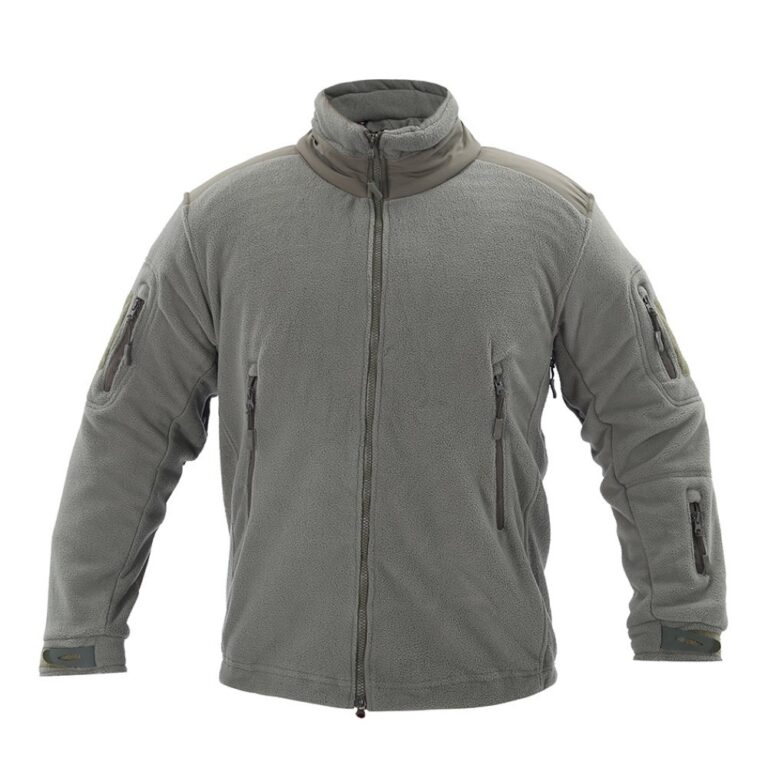 Fleece Jacket Factory Supply Fleece Liner Jacket Tactical Camo – 100% Polyester Anti-Static Anti-Tear All-Season Outdoor
