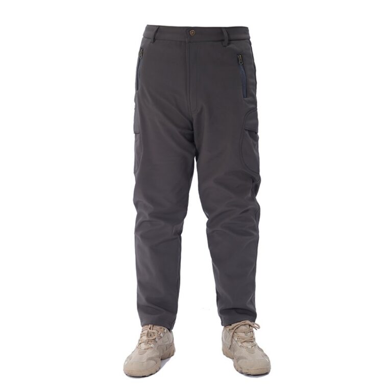 Outdoor trousers 3-in-1 Fleece Lined Camo Sports Tactical Pants – Waterproof Softshell Hiking Pants for Men