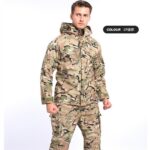Mountaineering Jacket Outdoor Tactical Shell Jacket Set G8 – Men's Windproof Waterproof Detachable