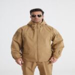 Mountaineering Jacket Seam-Sealed Hard Shell Jacket and Pants Set – Sports Outdoor Windproof Rainproof