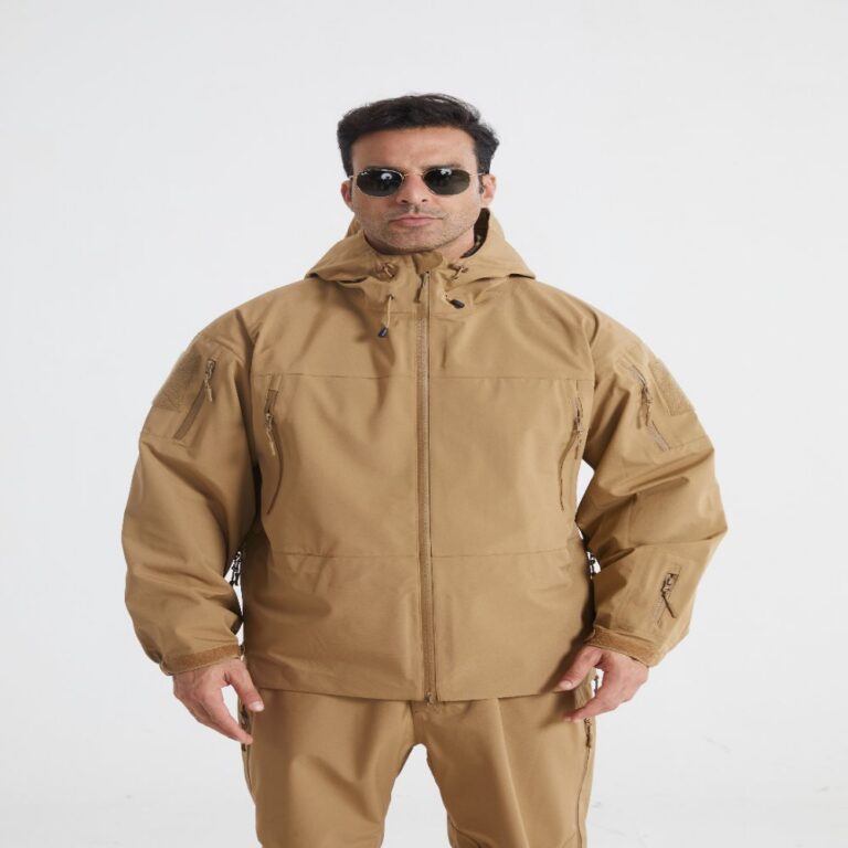 Mountaineering Jacket Seam-Sealed Hard Shell Jacket and Pants Set – Sports Outdoor Windproof Rainproof