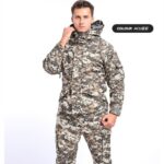Mountaineering Jacket Outdoor Tactical Shell Jacket Set G8 – Men's Windproof Waterproof Detachable